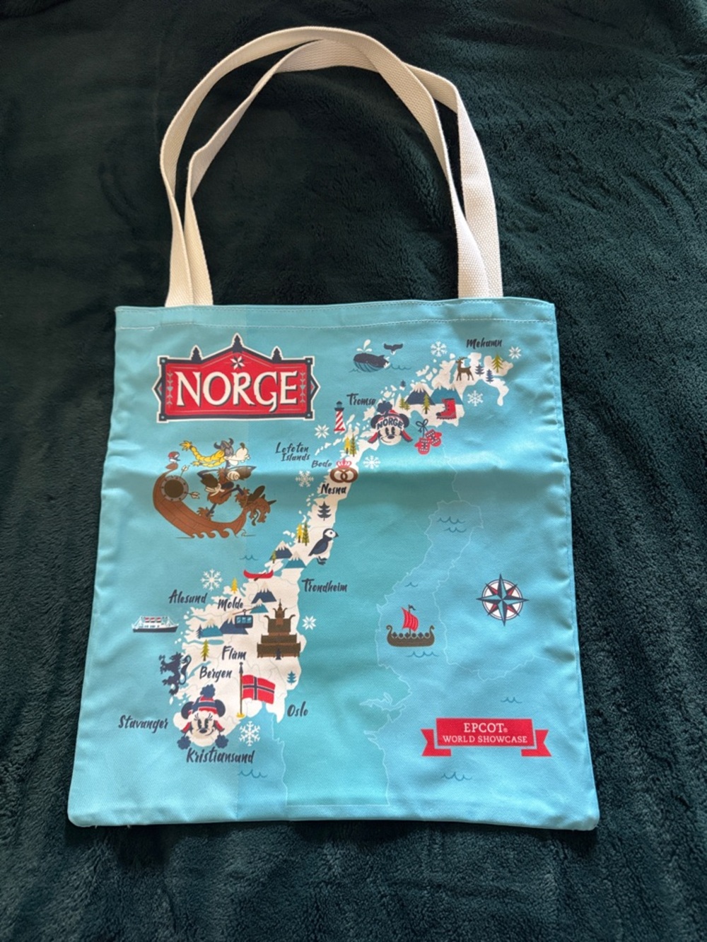 Disney Parks Norway Pavilion Tote Bag